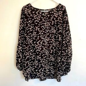 Niche XL button down blouse patterned